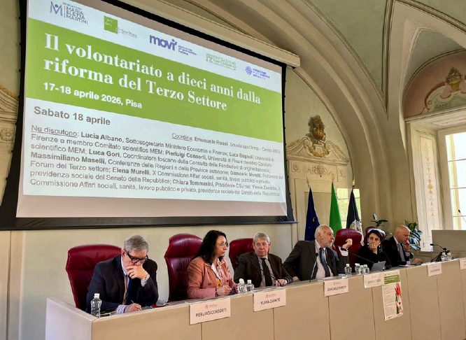 Convegno Terzo Settore - Pisa 17 e 18 Aprile